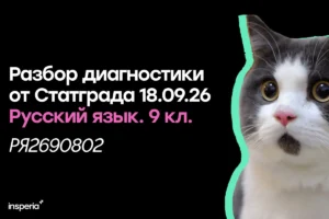 Разбор диагностической работы Статград по русскому от 18.09.26 (РЯ2690802) Статград 9 класс русский язык 18 сентября